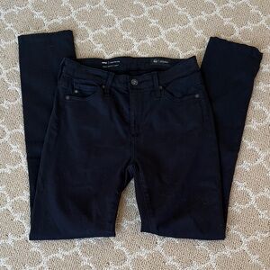 AG prima cigarette leg, black denim/pant, size 24